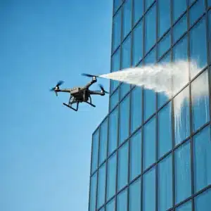 drone-power-washing-windows