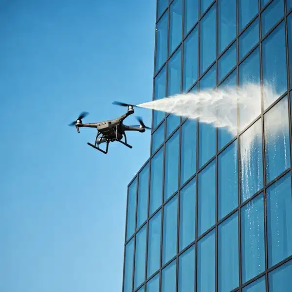 drone-power-washing-windows